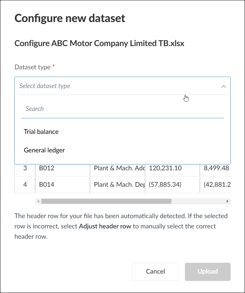 Cloud Engagements - Importing an Excel Trial Balance