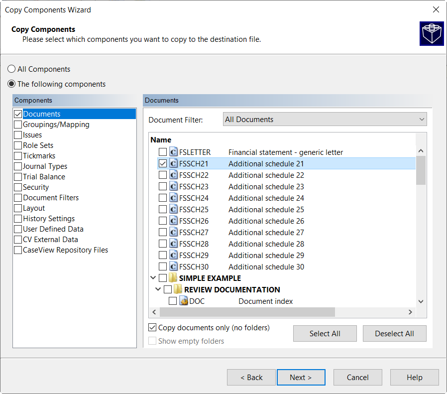 JZ126 Using Additional Schedules to easily transfer customizations ...