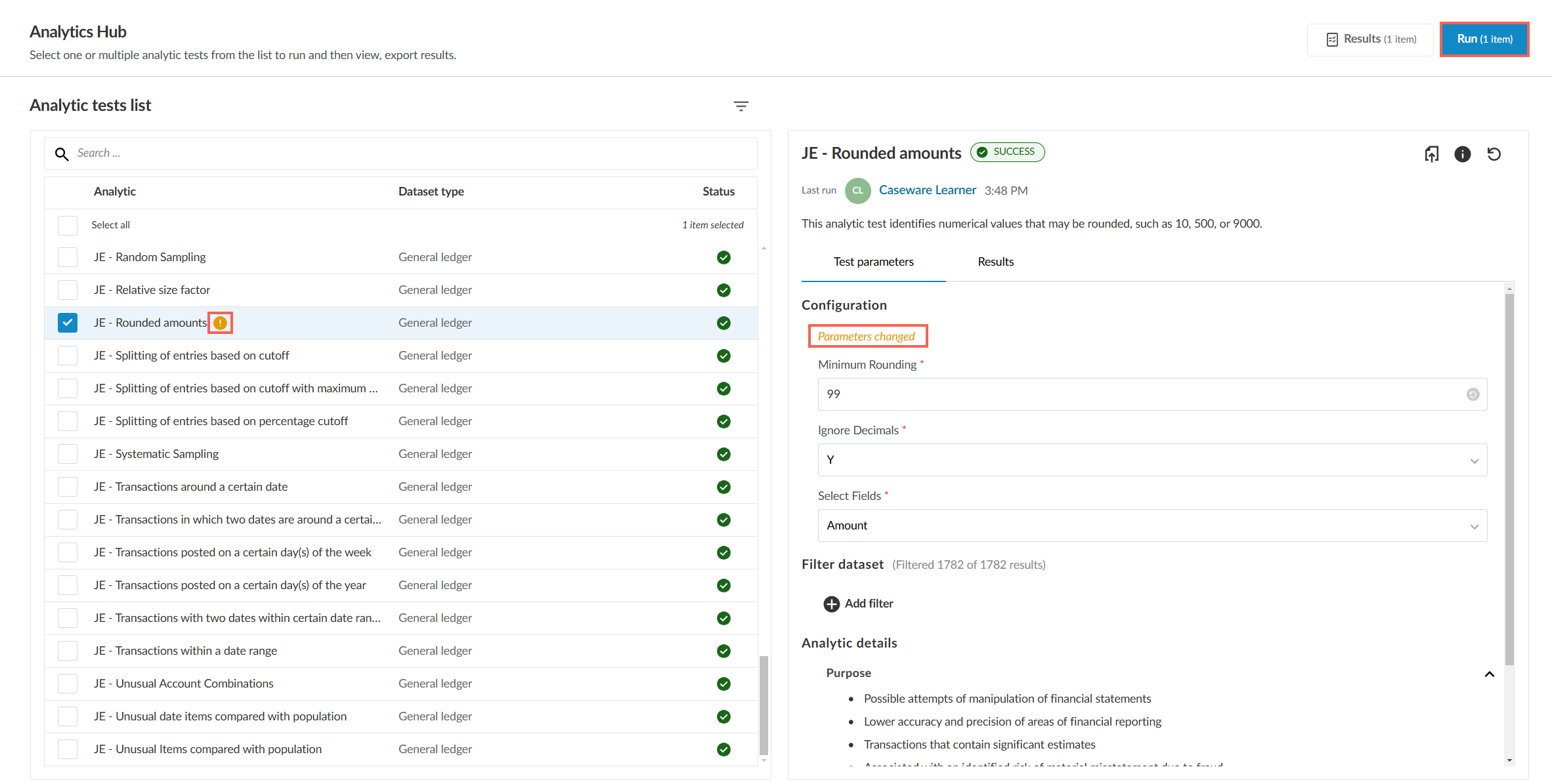 Cloud Audit - Embedded Analytics - How to run a Test Report (with QuickVid)