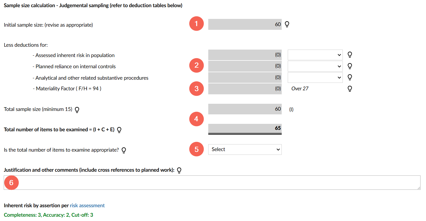 Substantive Sampling Forms