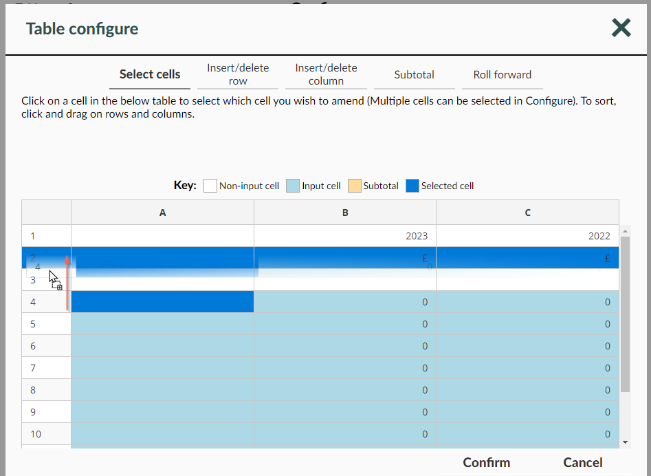 How to sort rows/columns in Notebuilder Advanced? - with QuickVid