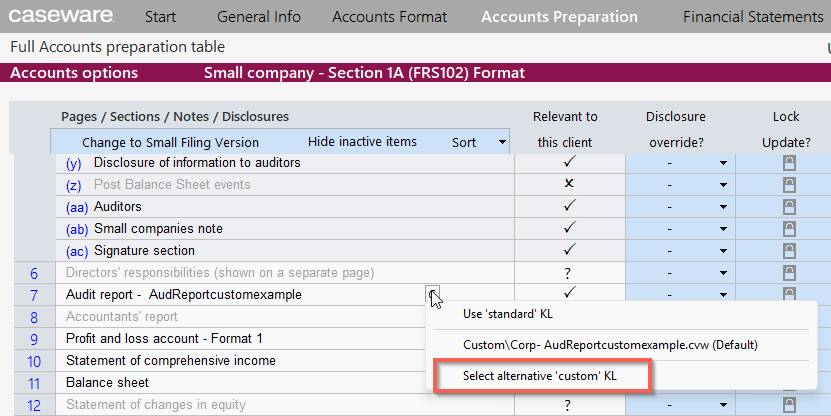 How to insert page breaks into your Custom Audit Report?