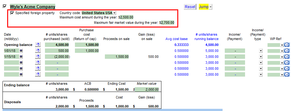 JZ082 Calculating total foreign property using the