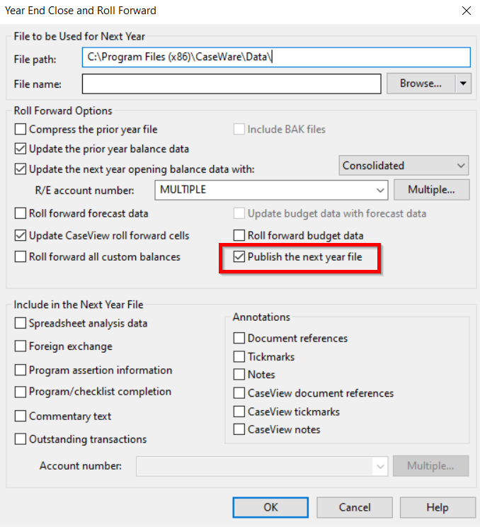 Rolling forward an Audit file on the Cloud (Smart Sync)