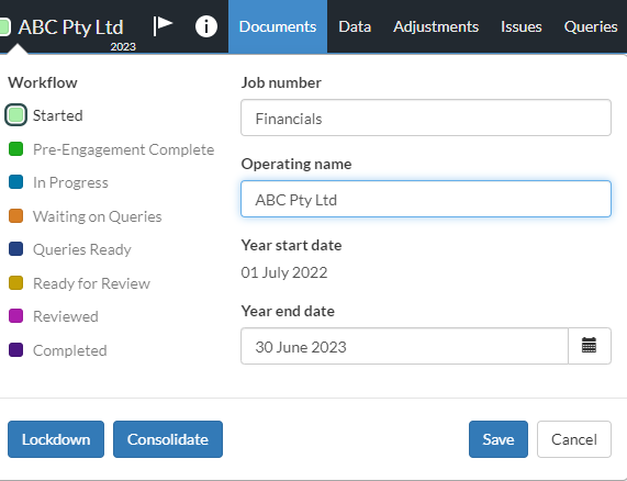 How do I Carry Forward the Engagement File?