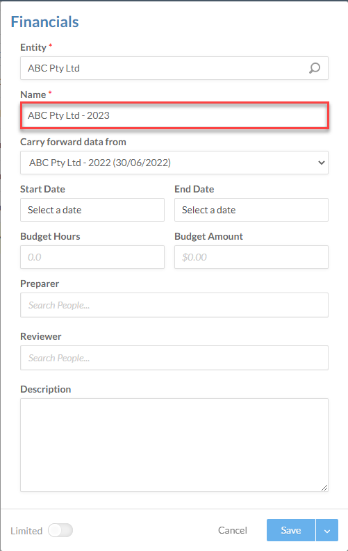 How do I Carry Forward the Engagement File?