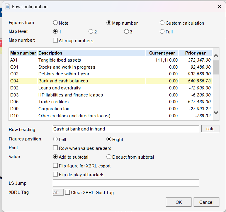 Creating mapping numbers
