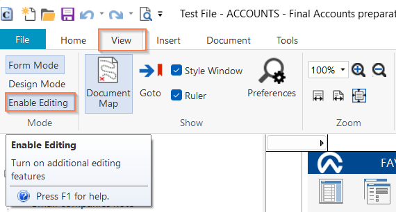 My Inserted Object button is greyed out