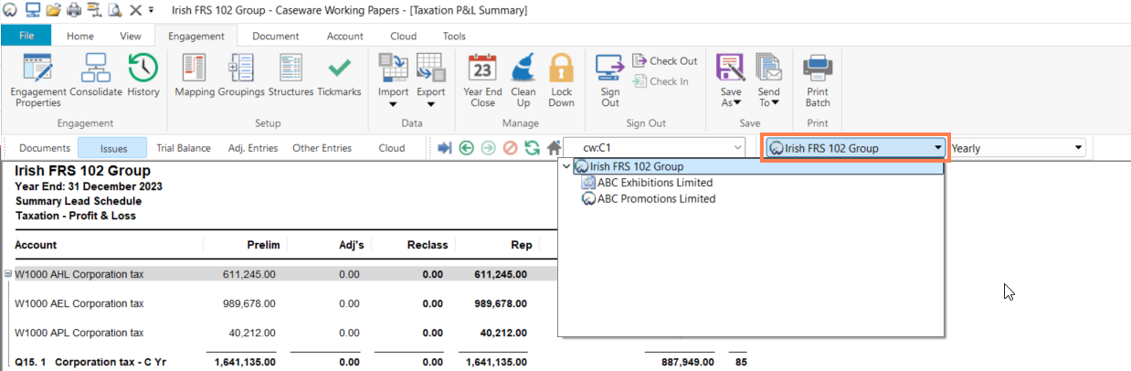 Why are my accounts and lead schedules only showing figures for one of ...